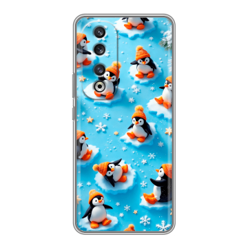Силиконовый чехол на Huawei Honor 90 Pro с принтом Новый год Силиконовый чехол на Huawei Honor 90 Pro с принтом Новый год