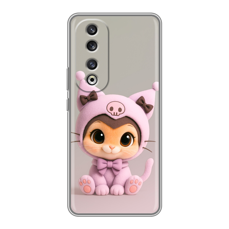 Силиконовый чехол на Huawei Honor 90 Pro с принтом Куроми Kuromi Силиконовый чехол на Huawei Honor 90 Pro с принтом Куроми Kuromi