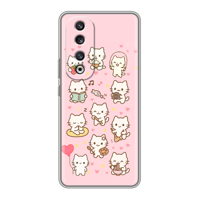 Силиконовый чехол на Huawei Honor 90 Pro с принтом Hello Kitty Хелоу Кити Силиконовый чехол на Huawei Honor 90 Pro с принтом Hello Kitty Хелоу Кити