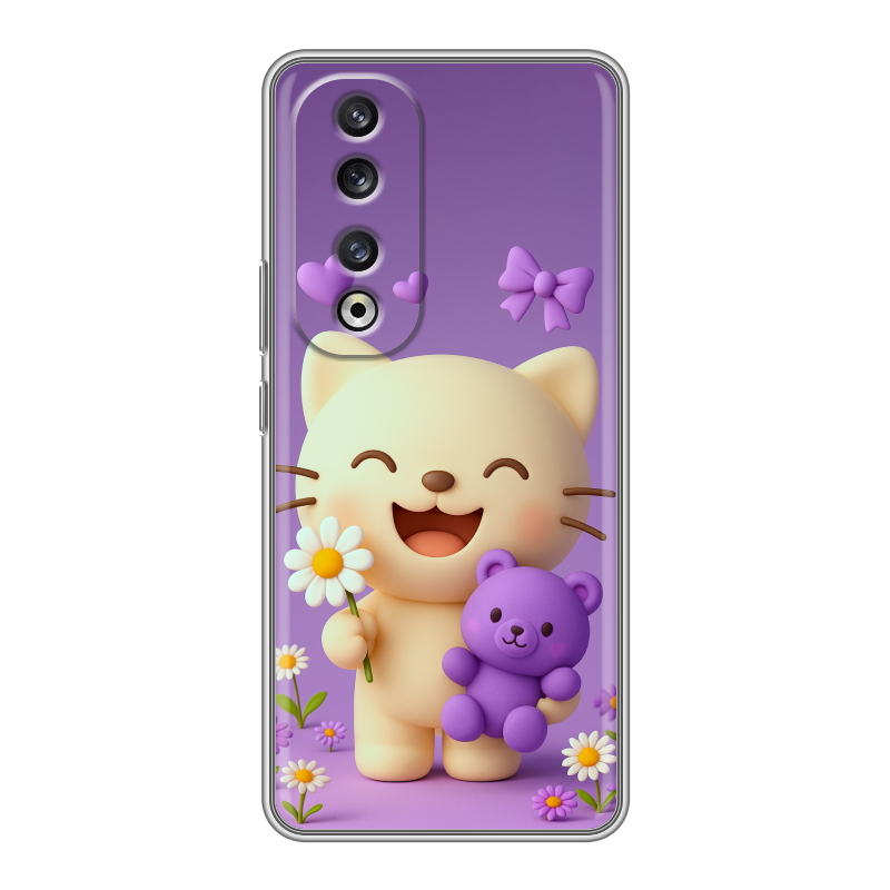 Силиконовый чехол на Huawei Honor 90 Pro с принтом для девочек Силиконовый чехол на Huawei Honor 90 Pro с принтом для девочек