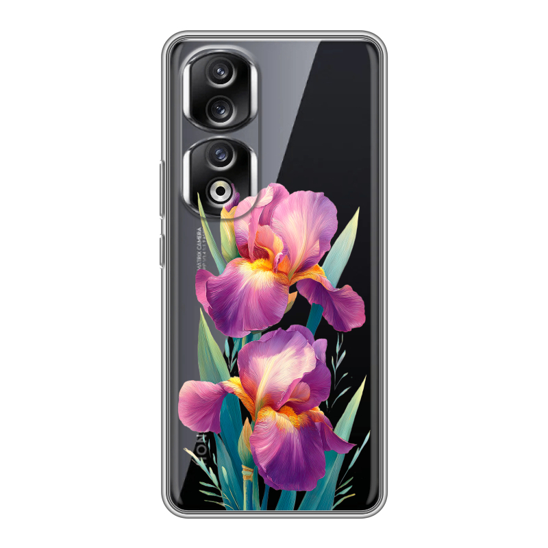 Силиконовый чехол на Huawei Honor 90 Pro с принтом Цветы орхидеи Силиконовый чехол на Huawei Honor 90 Pro с принтом Цветы орхидеи