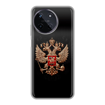 Силиконовый чехол на Realme 11 с принтом Герб России Силиконовый чехол на Realme 11 с принтом Герб России
