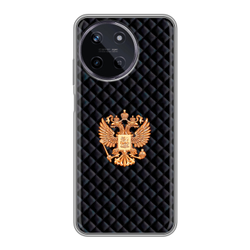 Силиконовый чехол на Realme 11 с принтом Герб России принт