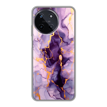 Силиконовый чехол на Realme 11 с принтом Мрамор