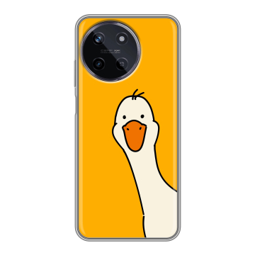 Силиконовый чехол на Realme 11 с принтом Утка