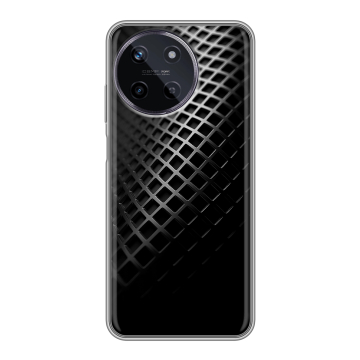 Силиконовый чехол на Realme 11 с принтом Текстура металла