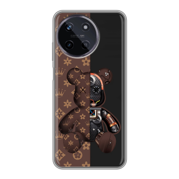 Силиконовый чехол на Realme 11 с принтом Луи робот