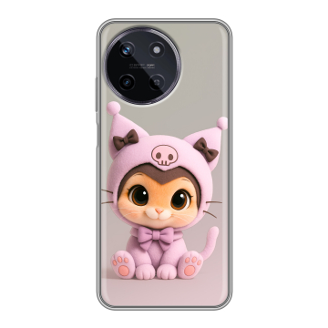 Силиконовый чехол на Realme 11 с принтом Куроми Kuromi 