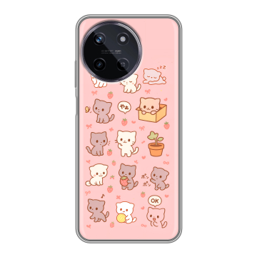 Силиконовый чехол на Realme 11 с принтом Hello Kitty Хелоу Кити