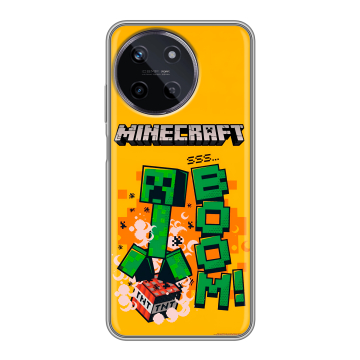 Силиконовый чехол на Realme 11 с принтом Майнкрафт Minecraft