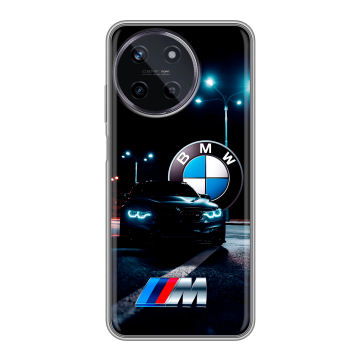 Силиконовый чехол на Realme 11 с принтом БМВ BMW Силиконовый чехол на Realme 11 с принтом БМВ BMW