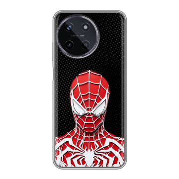 Силиконовый чехол на Realme 11 с принтом человек паук spiderman