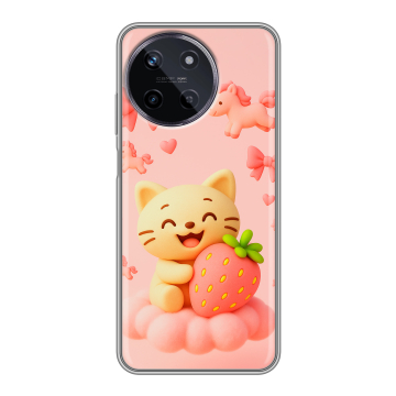 Силиконовый чехол на Realme 11 с принтом для девочек
