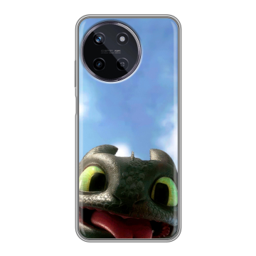 Силиконовый чехол на Realme 11 с принтом Как приручить дракона