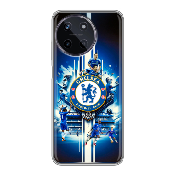 Силиконовый чехол на Realme 11 с принтом Chelsea Челси Силиконовый чехол на Realme 11 с принтом Chelsea Челси