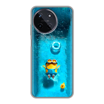 Силиконовый чехол на Realme 11 с принтом Миньоны Силиконовый чехол на Realme 11 с принтом Миньоны
