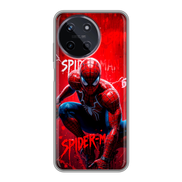 Силиконовый чехол на Realme 11 с принтом Spiderman Человек паук Силиконовый чехол на Realme 11 с принтом Spiderman Человек паук