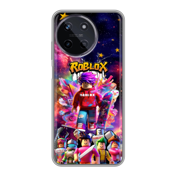 Силиконовый чехол на Realme 11 с принтом Roblox Роблокс Силиконовый чехол на Realme 11 с принтом Roblox Роблокс