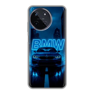 Силиконовый чехол на Realme 11 с принтом BMW БМВ