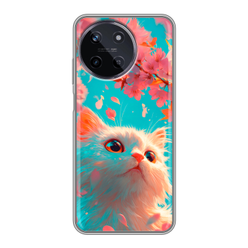 Силиконовый чехол на Realme 11 с принтом Красивый кот Силиконовый чехол на Realme 11 с принтом Красивый кот