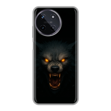 Силиконовый чехол на Realme 11 с принтом Волк Силиконовый чехол на Realme 11 с принтом Волк