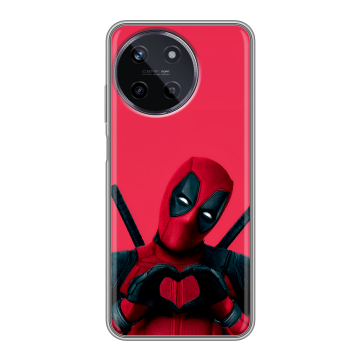 Силиконовый чехол на Realme 11 с принтом Дедпул Deadpool