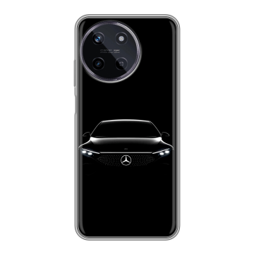 Силиконовый чехол на Realme 11 с принтом Mercedes Мерседес
