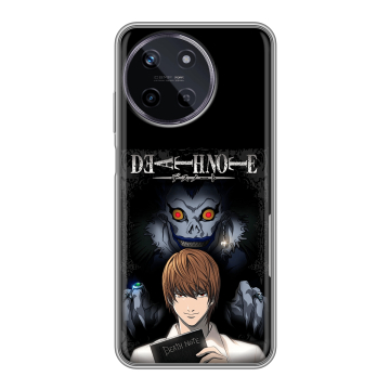 Силиконовый чехол на Realme 11 с принтом Death note Тетрадь смерти Силиконовый чехол на Realme 11 с принтом Death note Тетрадь смерти