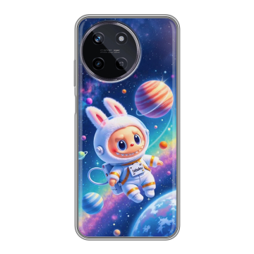 Силиконовый чехол на Realme 11 с принтом Labubu Лабубу