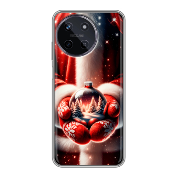 Силиконовый чехол на Realme 11 с принтом Новый год Силиконовый чехол на Realme 11 с принтом Новый год