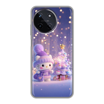 Силиконовый чехол на Realme 11 с принтом Новый год Силиконовый чехол на Realme 11 с принтом Новый год