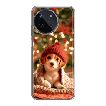 Силиконовый чехол на Realme 11 с принтом Новый год Силиконовый чехол на Realme 11 с принтом Новый год