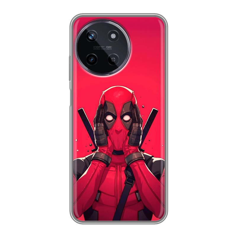Силиконовый чехол на Realme 11 с принтом Дедпул Deadpool Силиконовый чехол на Realme 11 с принтом Дедпул Deadpool