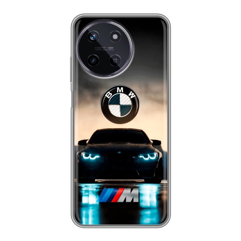 Силиконовый чехол на Realme 11 с принтом БМВ BMW Силиконовый чехол на Realme 11 с принтом БМВ BMW