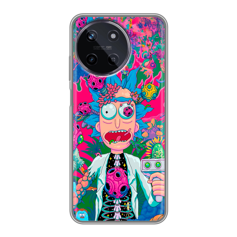 Силиконовый чехол на Realme 11 с принтом Рик и Морти Rick Morty Силиконовый чехол на Realme 11 с принтом Рик и Морти Rick Morty