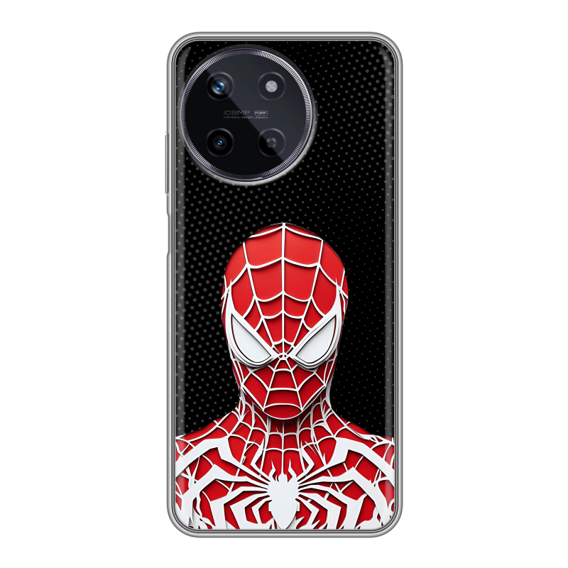 Силиконовый чехол на Realme 11 с принтом человек паук spiderman Силиконовый чехол на Realme 11 с принтом человек паук spiderman