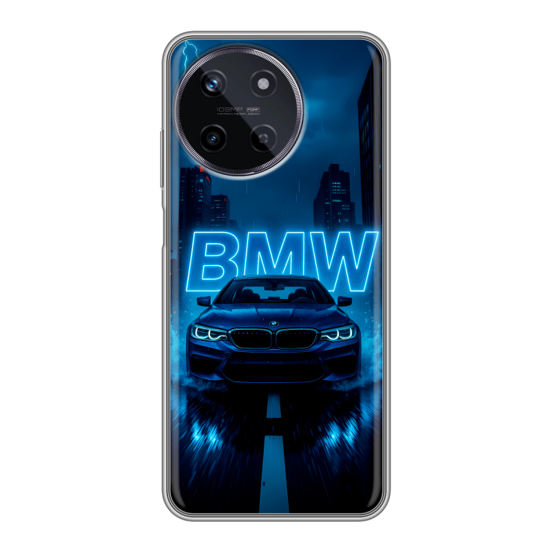 Силиконовый чехол на Realme 11 с принтом BMW БМВ Силиконовый чехол на Realme 11 с принтом BMW БМВ