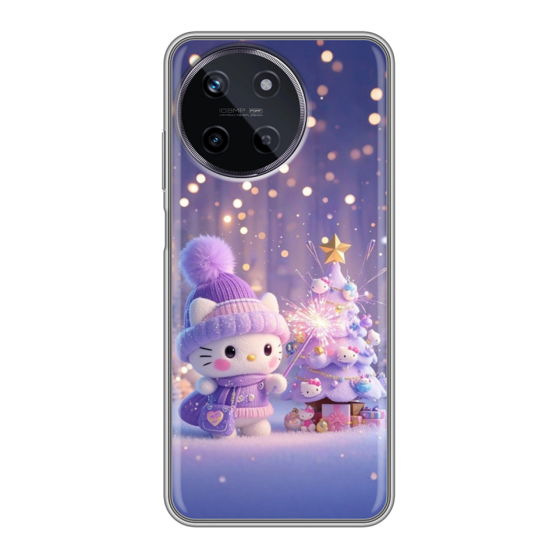 Силиконовый чехол на Realme 11 с принтом Новый год Силиконовый чехол на Realme 11 с принтом Новый год