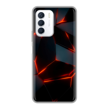 Силиконовый чехол на Infinix Zero 5G 2023 с принтом Яркие абстракции Силиконовый чехол на Infinix Zero 5G 2023 с принтом Яркие абстракции