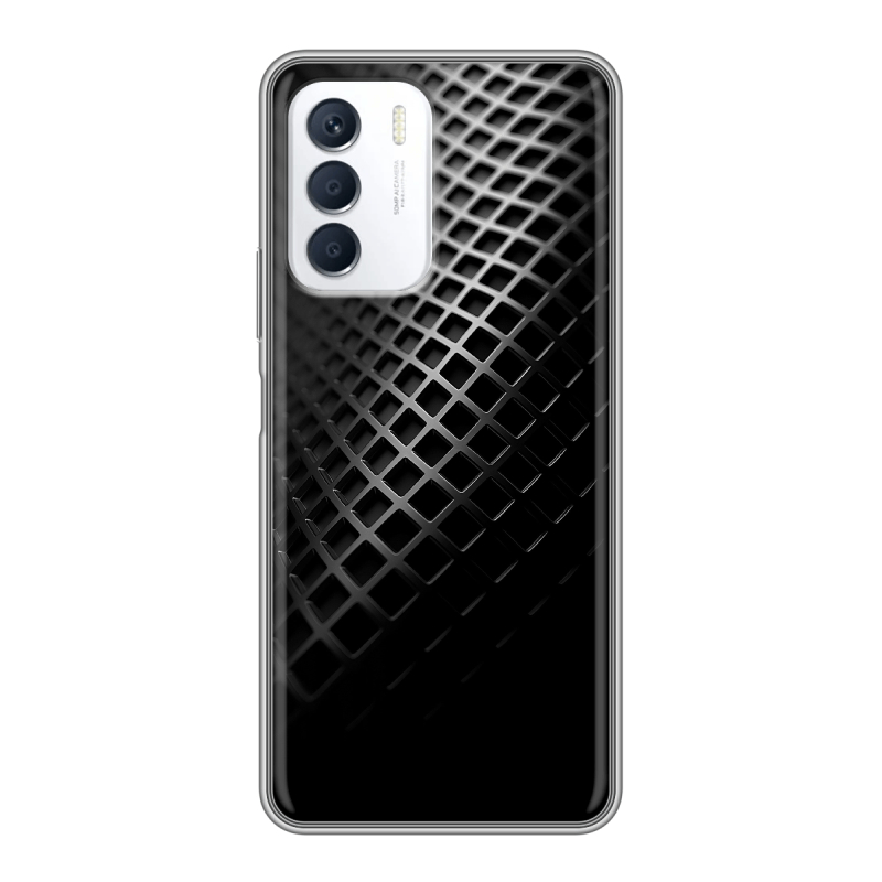 Силиконовый чехол на Infinix Zero 5G 2023 с принтом Текстура металла Силиконовый чехол на Infinix Zero 5G 2023 с принтом Текстура металла