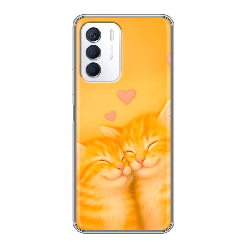 Силиконовый чехол на Infinix Zero 5G 2023 с принтом Милые котята Силиконовый чехол на Infinix Zero 5G 2023 с принтом Милые котята