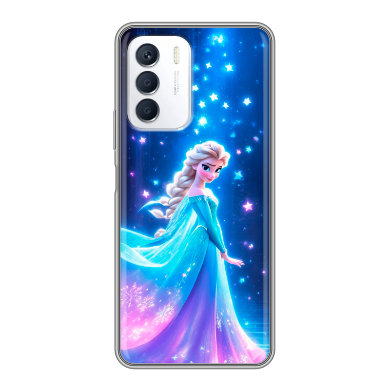 Силиконовый чехол на Infinix Zero 5G 2023 с принтом Холодное сердце Frozen Силиконовый чехол на Infinix Zero 5G 2023 с принтом Холодное сердце Frozen