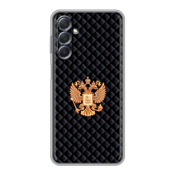 Силиконовый чехол на Samsung Galaxy M54 с принтом Герб России принт Силиконовый чехол на Samsung Galaxy M54 с принтом Герб России принт