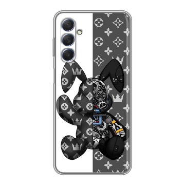 Силиконовый чехол на Samsung Galaxy M54 с принтом Луи робот Силиконовый чехол на Samsung Galaxy M54 с принтом Луи робот