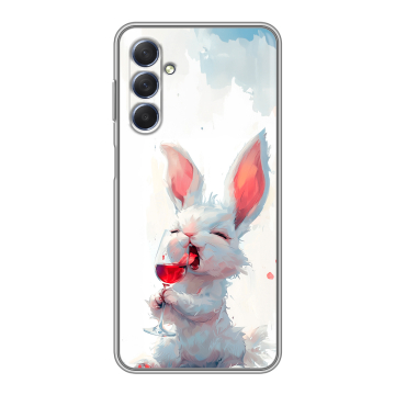 Силиконовый чехол на Samsung Galaxy M54 с принтом кролик зайчик Силиконовый чехол на Samsung Galaxy M54 с принтом кролик зайчик