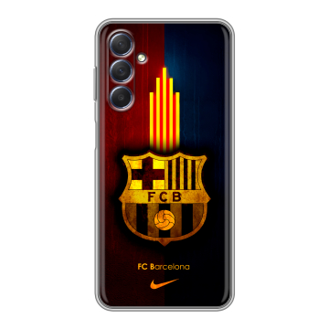 Силиконовый чехол на Samsung Galaxy M54 с принтом Барселона Barcelona