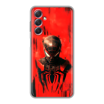 Силиконовый чехол на Samsung Galaxy M54 с принтом человек паук spiderman Силиконовый чехол на Samsung Galaxy M54 с принтом человек паук spiderman