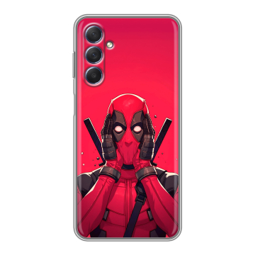 Силиконовый чехол на Samsung Galaxy M54 с принтом Дедпул Deadpool Силиконовый чехол на Samsung Galaxy M54 с принтом Дедпул Deadpool