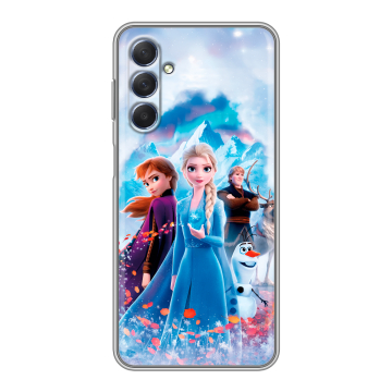 Силиконовый чехол на Samsung Galaxy M54 с принтом Холодное сердце Frozen Силиконовый чехол на Samsung Galaxy M54 с принтом Холодное сердце Frozen