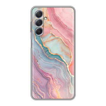 Силиконовый чехол на Samsung Galaxy M54 с принтом розовый мрамор Силиконовый чехол на Samsung Galaxy M54 с принтом розовый мрамор